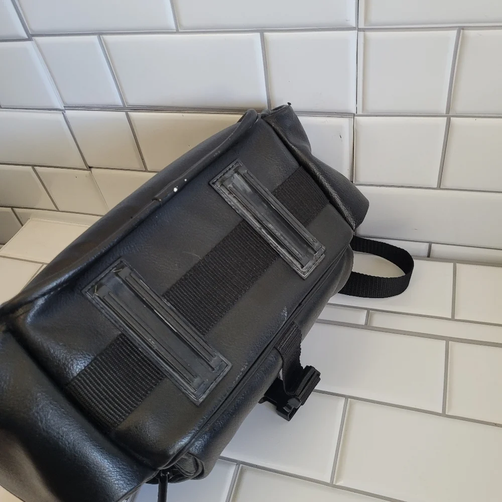 SONY Vintage Large Black Faux Leather Video Camera Camcorder Carrying Case